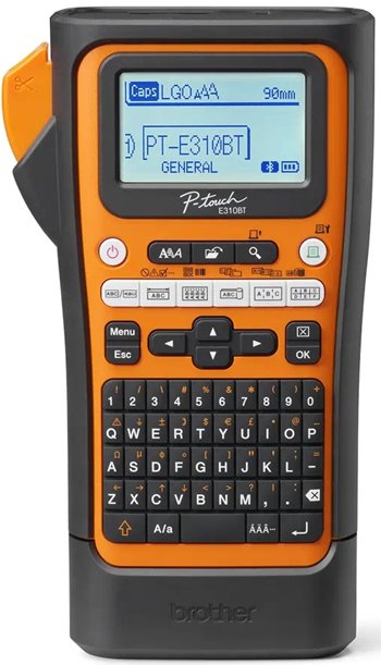 Tlačiareň samolepiacich štítkov Brother, PT-E310BTVP, s kufrom PTE310BTVPQL1