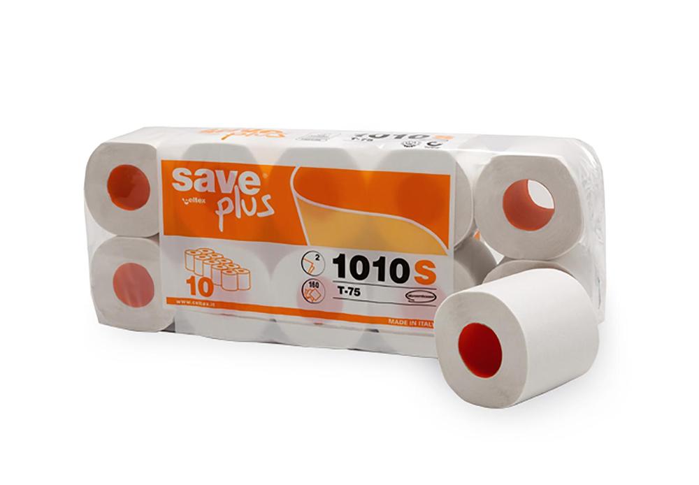 Toaletný papier Celtex S-Plus 2vrstvy 160 útržků bílý - 10 ks 1010S