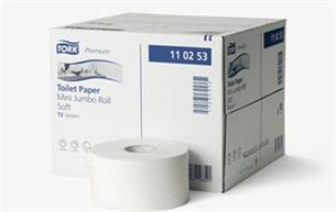 Toaletný papier Tork Premium T2 v Mini Jumbo roli, 2 vrstvy, 12ks 110253