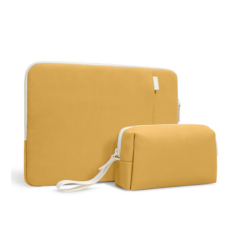 Tomtoc puzdro Lady Sleeve with Pouch pre Macbook Pro/Air 13" - Cheese Yellow A23-C02Y01
