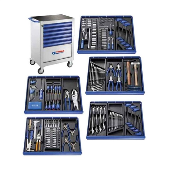 TONA EXPERT sada nářadí v montážním vozí 8590381203265