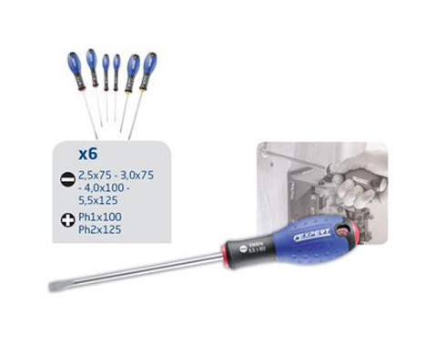 TONA EXPERT sada šroubováků, 6 ks, ploch 3258951609026