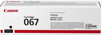 Toner Canon 067 BK čierny pre tlačiarne Canon i-SENSYS (1350 str./5%) 5102C002