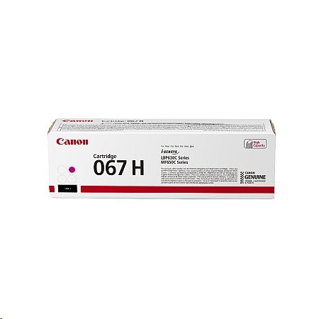 Toner Canon 067 H M purpurový pre tlačiarne Canon i-SENSYS (2350 str./5%) 5104C002