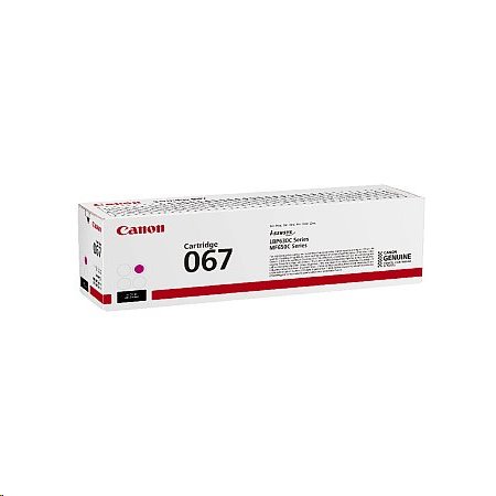 Toner Canon 067 M purpurový pre tlačiarne Canon i-SENSYS (1250 str./5%) 5100C002