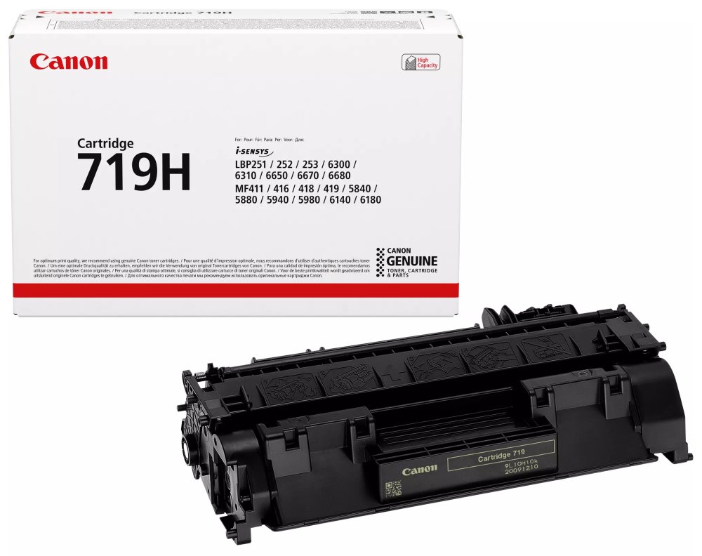 Toner Canon CRG719 | high capacity | 6400str | LBP 6300/LBP6310/LBP6670 | contra 3480B012
