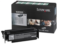 TONER LEXMARK BLACK Optra T 420 print cartridge,10 K Prebate 12A7415