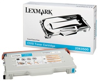 TONER LEXMARK C510 CYAN 3000 stran 20K0500