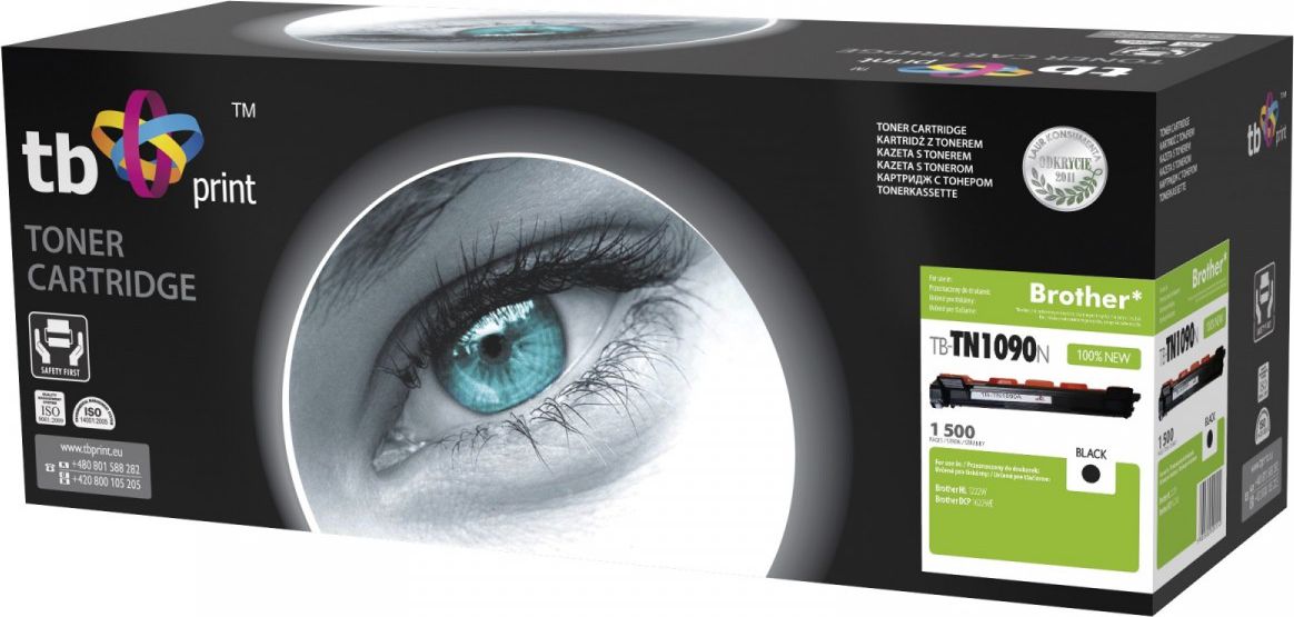 Toner TB kompatibilní s Brother TN1090N, BK, new TB-TN1090N