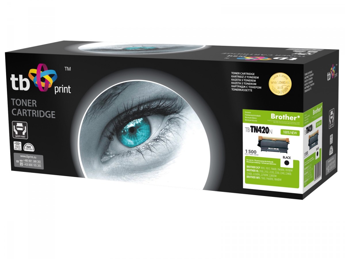 Toner TB kompatibilní s Brother TN2210 100% new TB-TN420N