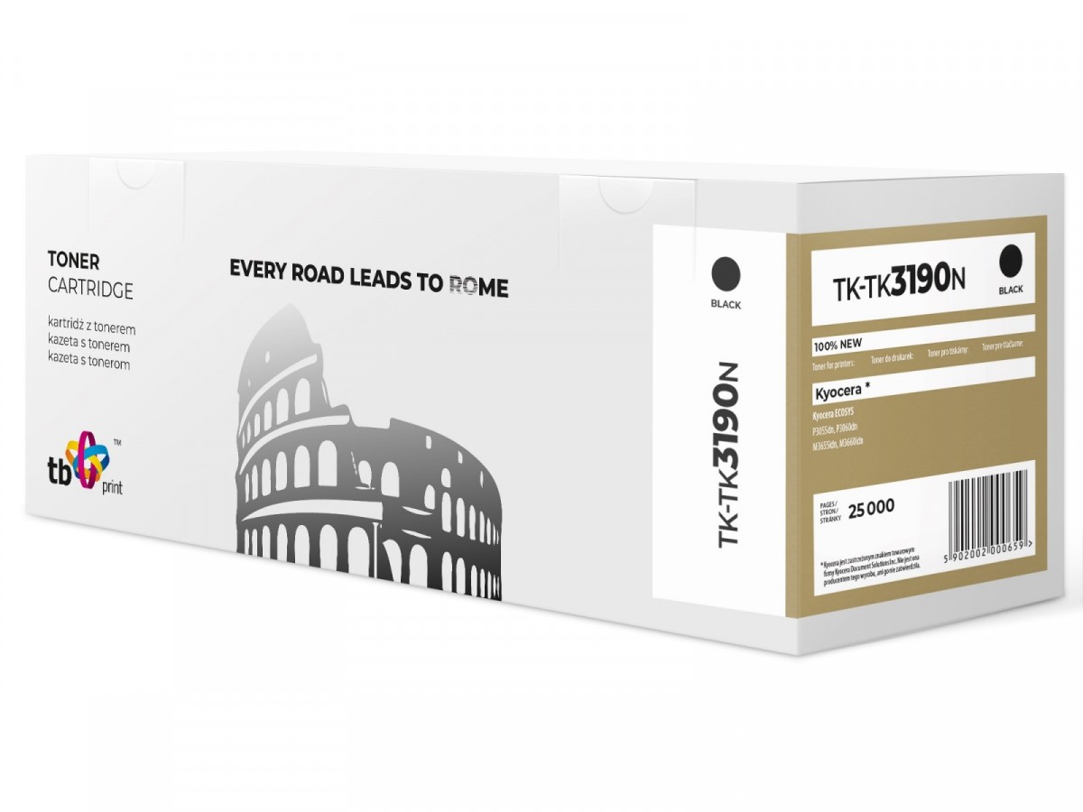 Toner TB kompatibilní s KyoceraTK-3190, Black, new TK-TK3190N