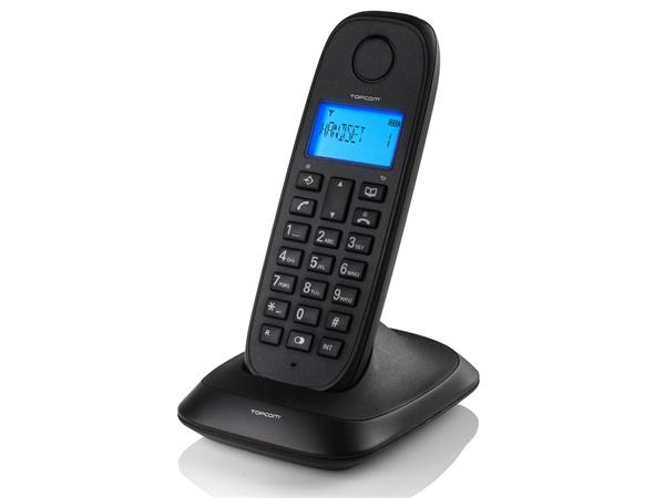 Topcom TE-5730 domáci telefón bezšnúrový DECT - čierny