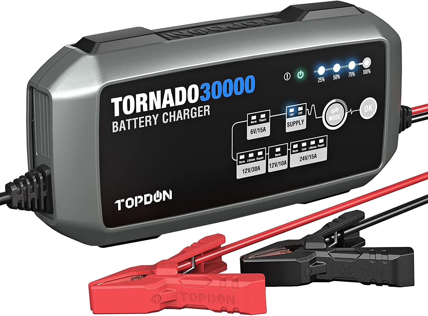 TOPDON Nabíječka autobaterie Tornado 30000 TOPT300