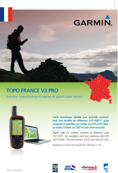 TOPO France v3 PRO, DVD + microSD™/SD™ 4250014314099