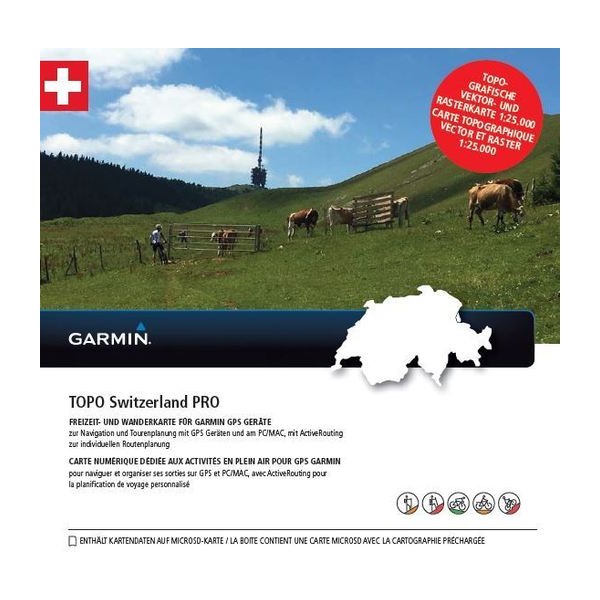 TOPO mapa - Švajčiarsko PRO, microSD™/SD™ 4251250500574