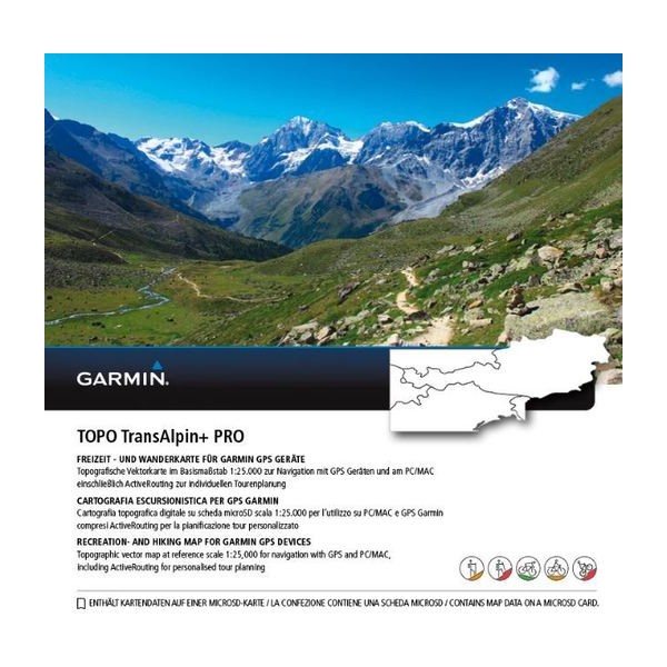 TOPO mapa - TransAlpine v4 PRO, microSD™/SD™ 4251250501182