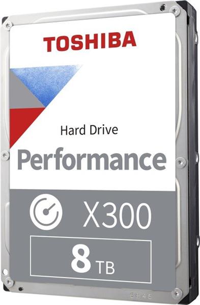 Toshiba HDD Desktop X300 8TB, 3,5", 7200rpm, 256MB, SATA 6GB/s HDWR480UZSVA