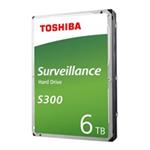 Toshiba S300 Surveillance - Pevný disk - 6 TB - interní - 3.5" - SATA 6Gb/s - 7200 ot/min. - vyrovn HDWT360UZSVA