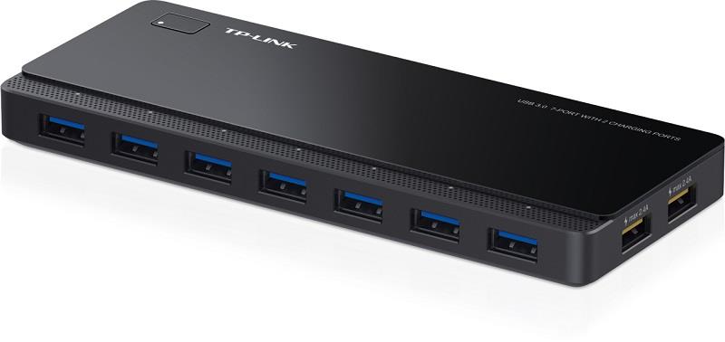 TP-Link 7 ports USB 3.0 Hub,2 power charge ports UH720