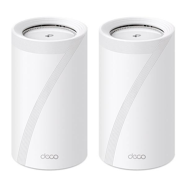 TP-Link Deco BE85(2-pack) WiFi7 Mesh(BE22000,2,4GHz/5GHz/6GHz,1x10GbELAN/WAN,1xSFP+/10GbELANcombo,2x2,5GbELAN/WAN,1xUSB)