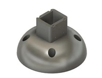 TP-LINK držák pro kamery Tapo C500/C510W/C520WS/C530WS pro montáž na vruty do polystyrenu, bílý s krytkou kab D-TC5XX-CL