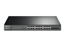 TP-LINK "JetStream™ 24-Port Gigabit L2+ Managed Switch with 4 10GE SFP+ SlotsPORT: 24× Gigabit RJ45 Ports, 4× TL-SG3428X