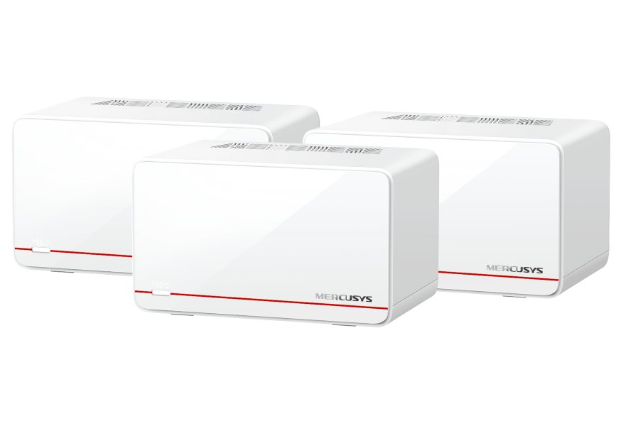 TP-Link Mercusys Halo H37BE(3-pack) WiFi systém, WiFi 7, BE6500, 2x 2,5GWAN/LAN, 1x GWAN/GLAN, 3ks v balení