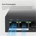 TP-Link Mercusys MS110P Switch 10-Port, 8x 10/100 Mbps PoE+, 2x LAN, 802.3af/at, 65 W