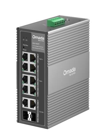TP-LINK "Omada 10-Port Gigabit Industrial Easy Managed Switch with 6-Port PoE+ and 2-Port PoE++PORT: 2× Gigabi IES210GPP