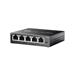 TP-LINK "Omada 5-Port Gigabit Easy Managed SwitchPORT: 5× Gigabit RJ45 PortsSPEC: Desktop Steel CaseFEATURE: Inte ES205G