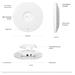 TP-Link Omada EAP772 V1 - Bezdrátový access point - 1GbE, 2.5GbE - Bluetooth, Wi-Fi 7 - 2.4 GHz, 5