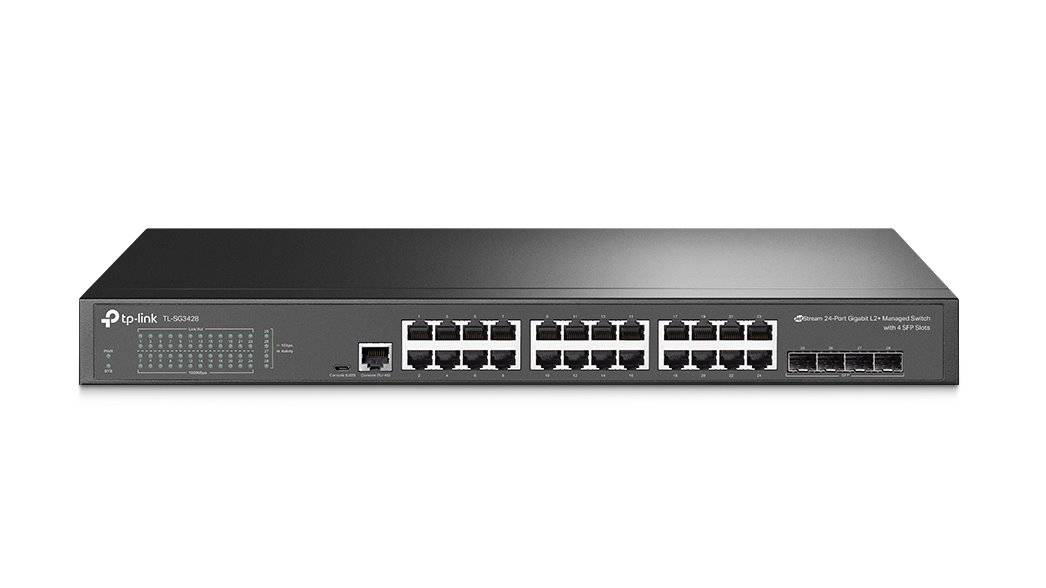 TP-Link OMADA JetStream switch TL-SG3428 (24xGbE, 4xSFP, 2xConsole, fanless) 6191354