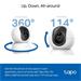 TP-LINK "Pan/Tilt AI Home Security Wi-Fi CameraSPEC: 3K 5MP (2880×1620), 2.4 GHz, Horizontal 360? FEATURE: Pan Tapo C230