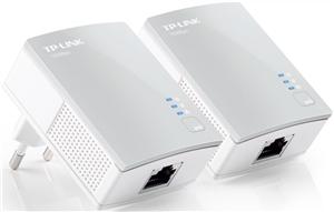 TP-Link Powerline ethernet TP-Link TL-PA4010 Starter Kit (2ks) nano adaptér (500 Mbps), 300m, biela TL-PA4 TL-PA4010 KIT
