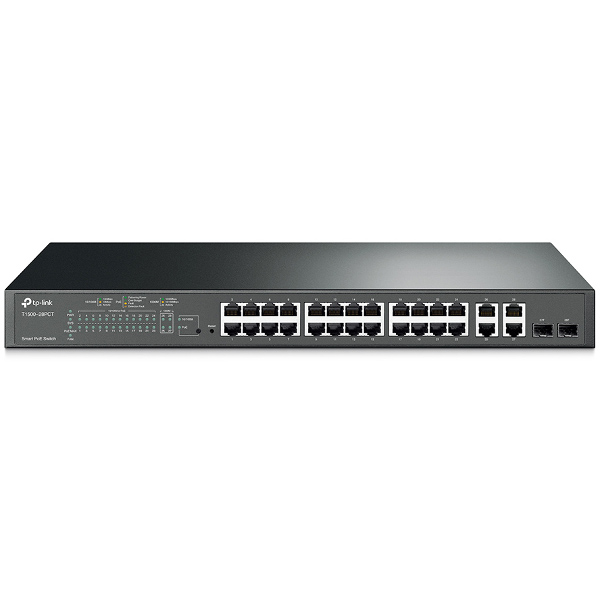 TP-Link Switch 24-Port/100Mbps/MAN/Rack/SFP/PoE+ TL-SL2428P v4