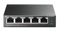 TP-Link switch TL-SF1005LP v3.40 (P/N:1700000439) (5x100Mb/s, 4xPoE, 41W, fanless)
