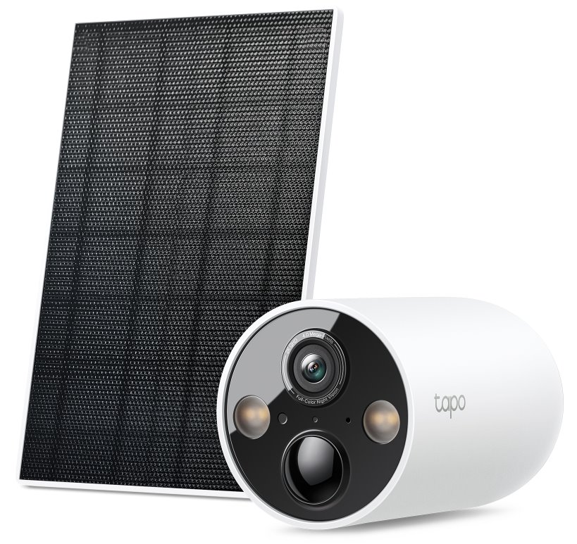 TP-Link Tapo C425 KIT kamera C425 + solární panel A201 (4MP, 2K QHD, 1440p, IR 15m, WiFi, micro SD card, IP66)