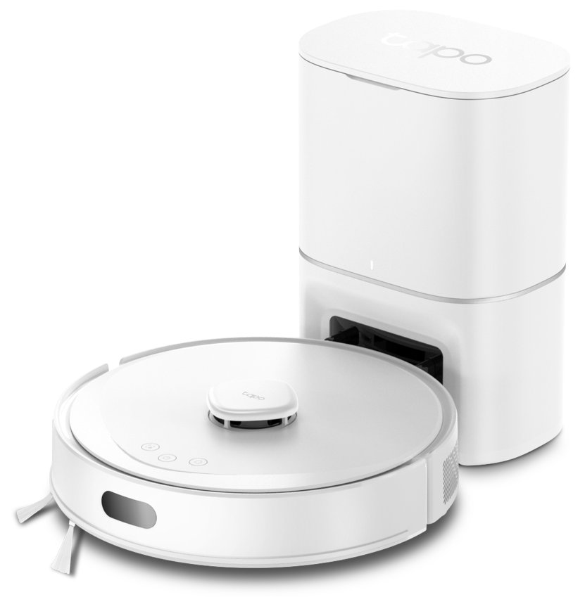 TP-Link Tapo RV30 Max Plus White robotický vysavač s mopem a stanicí (LiDAR+IMU, 2,4 GHz, BT, bílý)