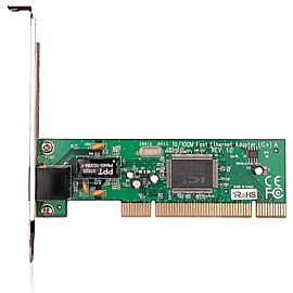TP-LINK TF-3200 PCI 10/100Mbps Network Adapter, IC Plus IP100A chip, without Bootrom socket