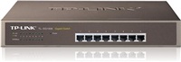 TP-LINK TL-SG1008 8-Port Gigabit Switch, 8 Gigabit RJ45 Ports, 1U 13-inch Rack-mountable Steel Case