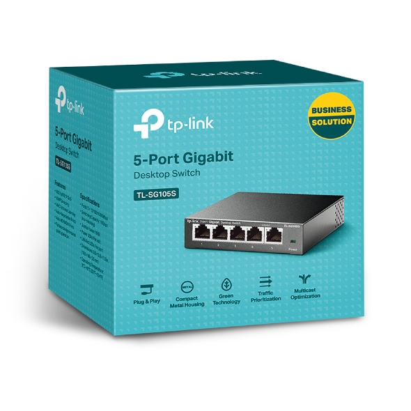 TP-Link TL-SG105S 5x Gigabit Desktop Switch