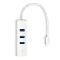 TP-Link UE330C USB-C/Ethernet síťový adaptérm USB hub (1xUSB3.0 -> 1xGbE, 3xUSB3.0)