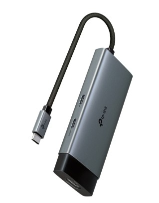 TP-LINK "USB Type-C 5-Port HubSPEC: 1 × USB-C Connector?1 × HDMI 4K 60Hz Port?1 × USB-C PD 100W Port?2 × USB-A 3 UH5020C