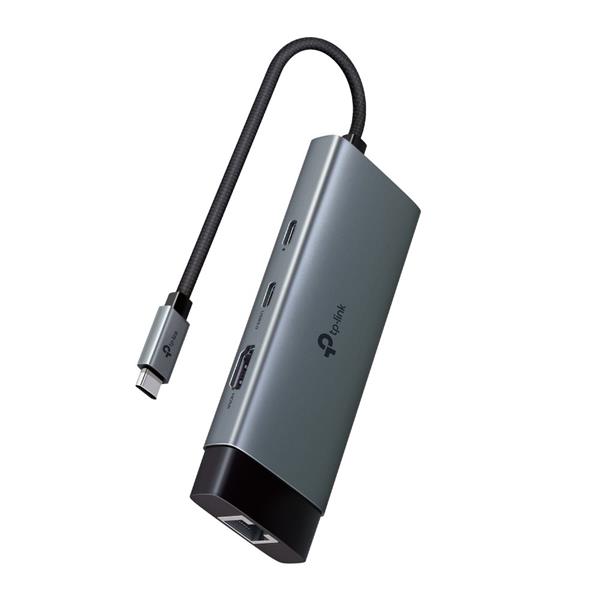 TP-LINK "USB Type-C 6-Port HubSPEC: 1 × USB-C Connector?1 × HDMI 4K 60Hz Port?1 × USB-C PD 100W Port?1 × RJ45 10 UH6120C
