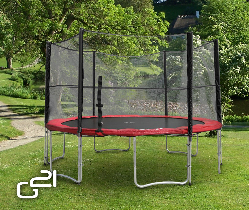 Trampolína G21 s ochrannou sítí 430cm TRAO430C