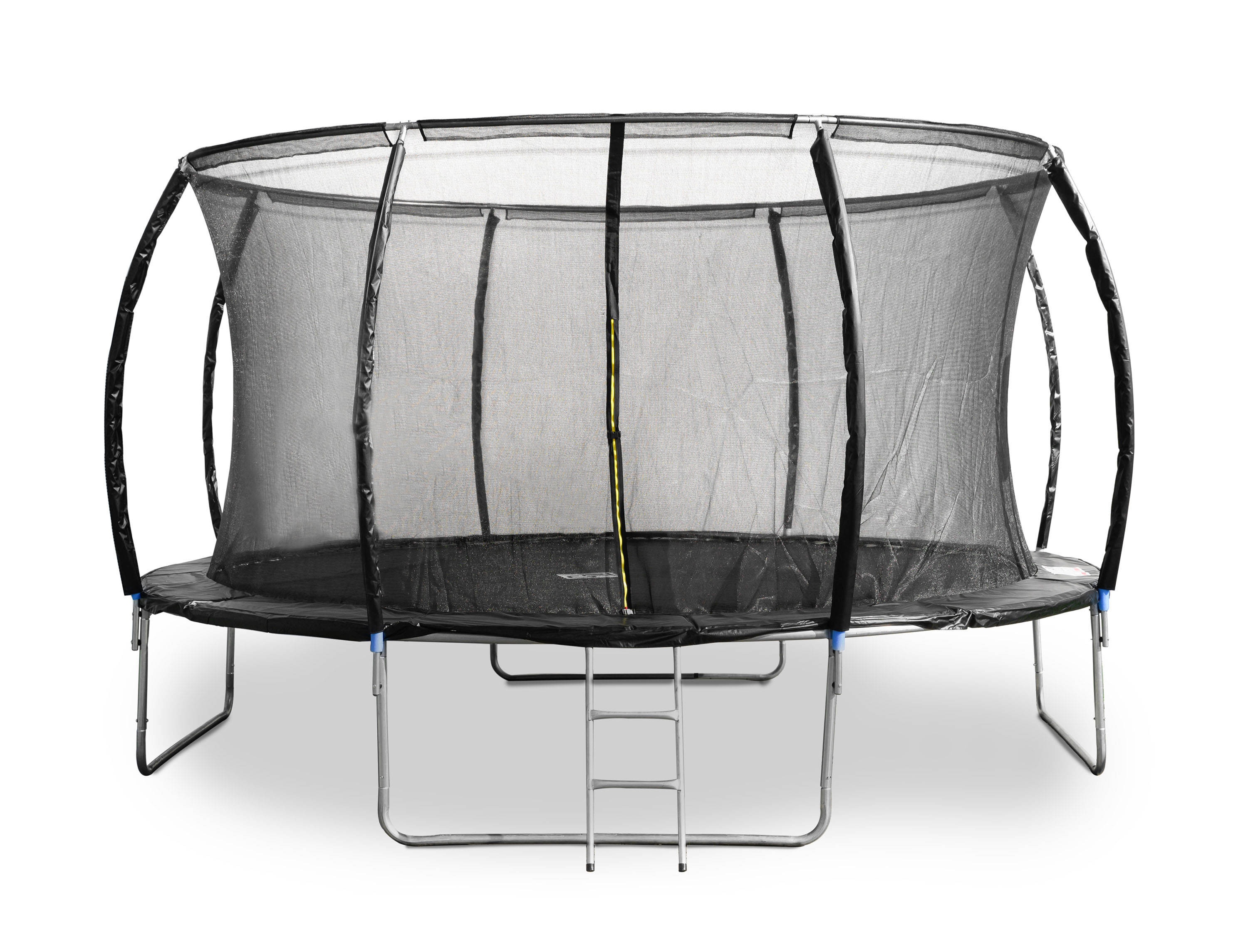 Trampolína G21 SpaceJump 430 cm, čierna, s ochrannou sieťou + schodíky zadarmo 6904270