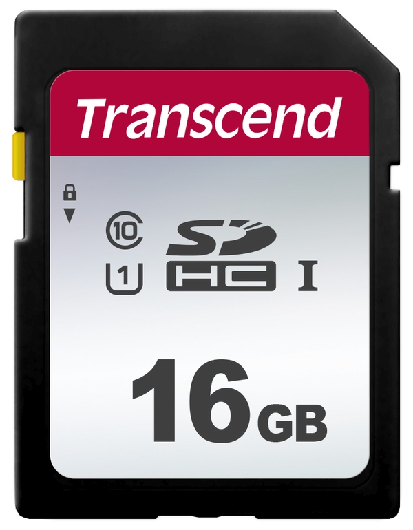Transcend 16GB SDHC 300S (Class 10) UHS-I U1 paměťová karta TS16GSDC300S