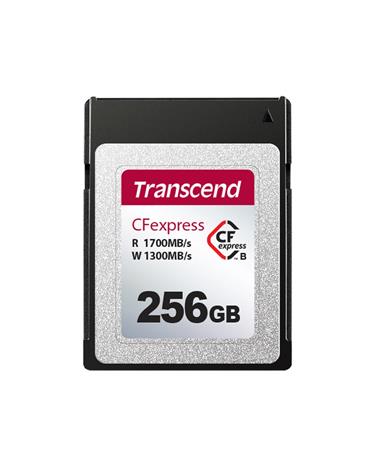 Transcend 256GB CFexpress 820 NVMe PCIe Gen3 x2 (Type B) paměťová karta, 1700MB/s R, 1300MB/s W TS256GCFE820