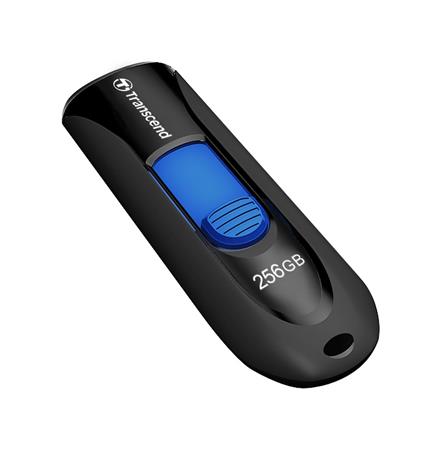 Transcend 256GB JetFlash 760K, USB 3.0 (USB 3.1 Gen 1) flash disk, černo/modrý TS256GJF790K