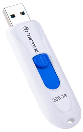 Transcend 256GB JetFlash 790W, USB 3.0 (3.1 Gen 1) flash disk, bílo/modrý TS256GJF790W